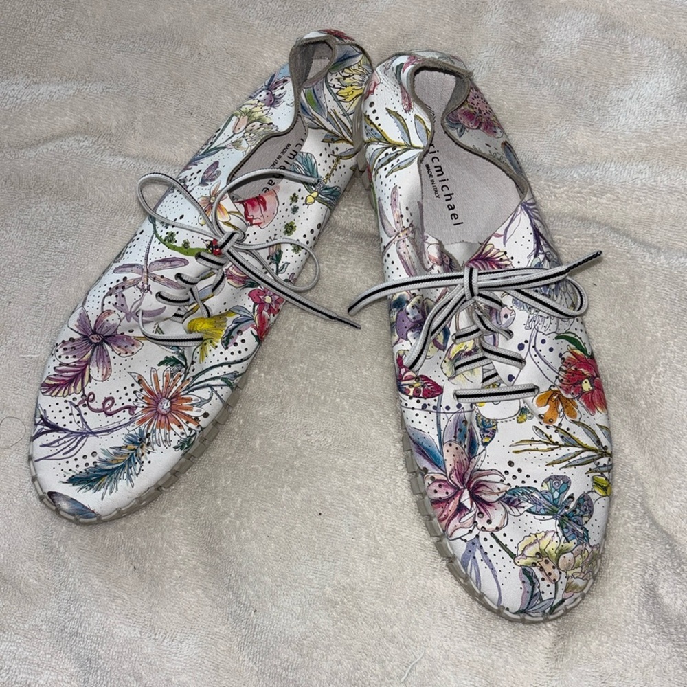 Eric Michael Colorful Annie Floral Shoes,  Size 41